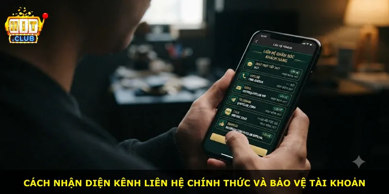 Cách nhận diện kênh liên hệ chính thức và bảo vệ tài khoản