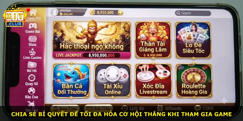 Chia sẻ bí quyết để tối đa hóa cơ hội thắng khi tham gia game