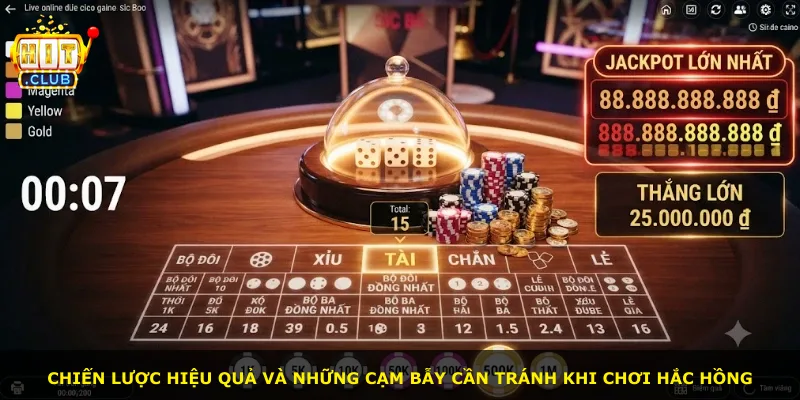 Chiến lược hiệu quả và những cạm bẫy cần tránh khi chơi Hắc Hồng