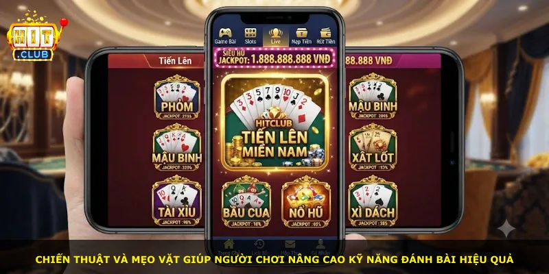Chiến thuật và mẹo vặt giúp người chơi nâng cao kỹ năng đánh bài hiệu quả