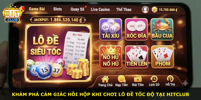 Khám phá cảm giác hồi hộp khi chơi lô đề tốc độ tại Hitclub
