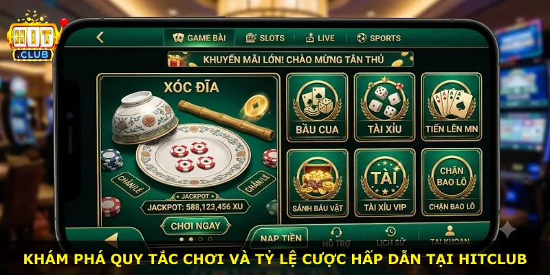 Khám phá quy tắc chơi và tỷ lệ cược hấp dẫn tại Hitclub
