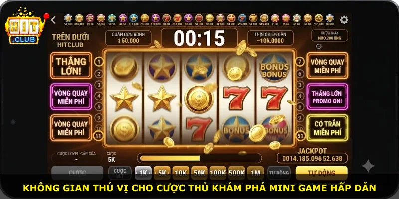 Không gian thú vị cho cược thủ khám phá mini game hấp dẫn