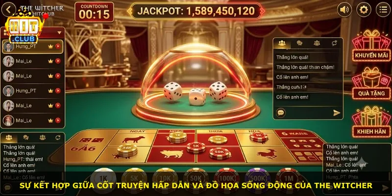 Sự kết hợp giữa cốt truyện hấp dẫn và đồ họa sống động của The Witcher