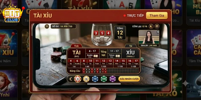 Tài Xỉu Truyền Thống Hitclub Trải Nghiệm Cá Cược Hấp Dẫn Cực Đã